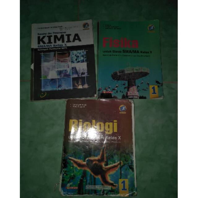 Buku KIMIA/BIOLOGI/FISIKA kelas 10/X