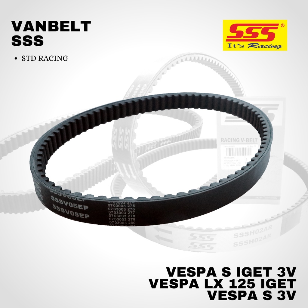 Vbelt Vanbelt SSS RACING Vespa S IGET 3V LX125 IGET S3v