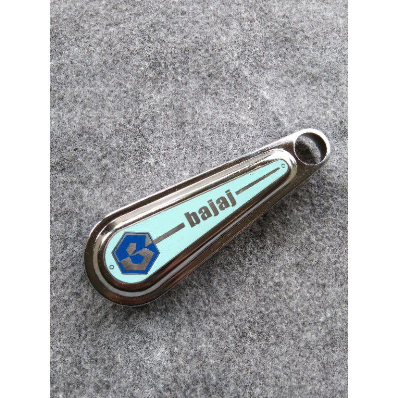 COVER FORK VESPA LOGO BAJAJ DELUXE SUPER WARNA BIRU AWAN
