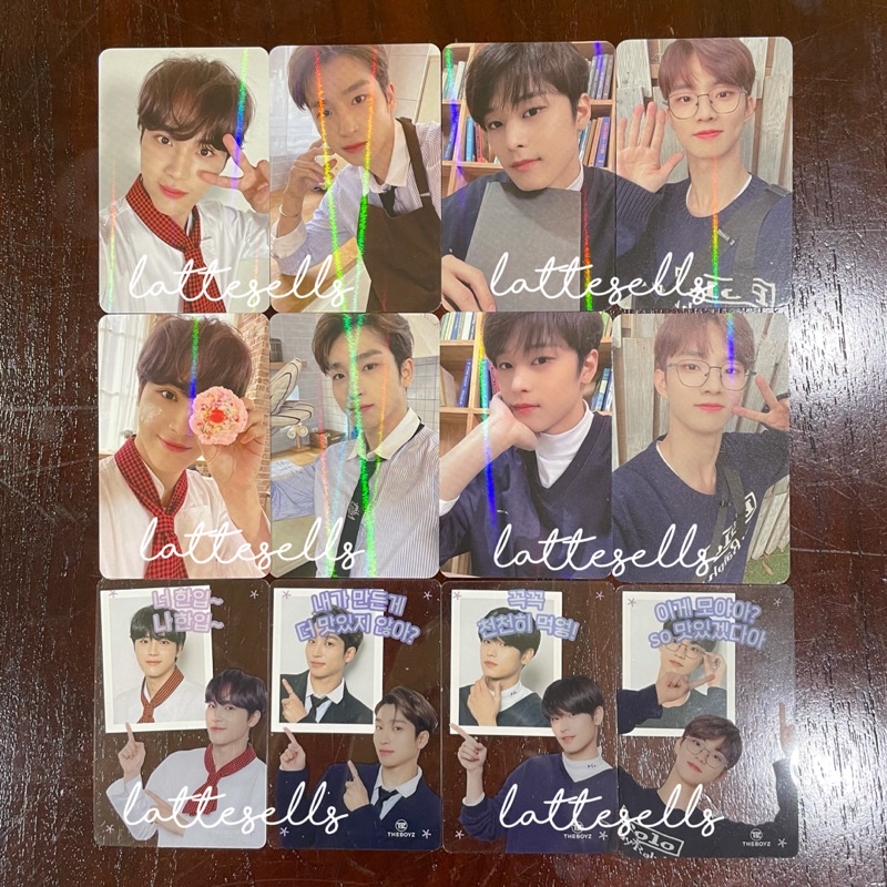 the boyz 3rd kit member set juyeon q changmin haknyeon sangyeon photocard pc