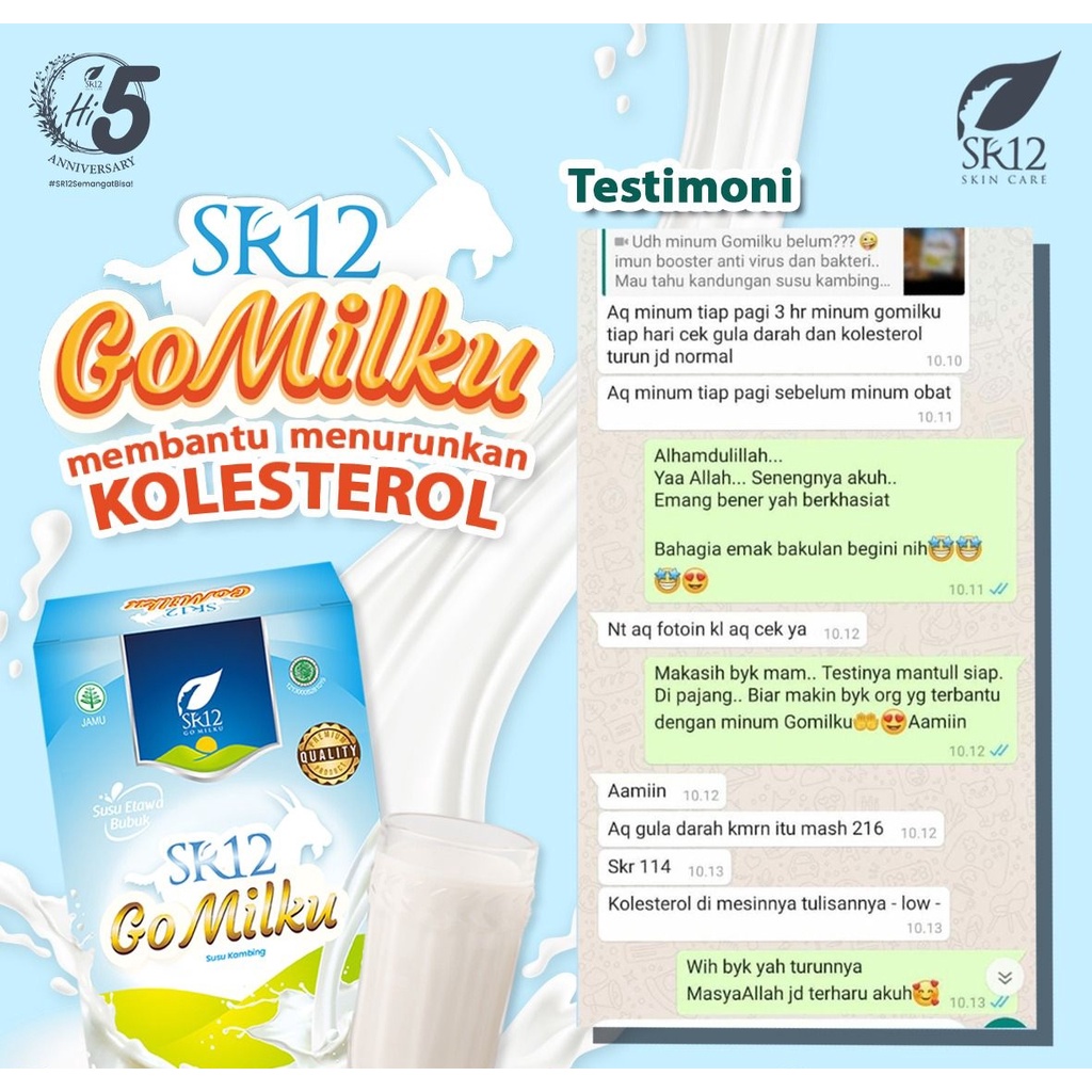 Go Milku SR12 - Go Milku SR12 600g - Susu Kambing Etawa