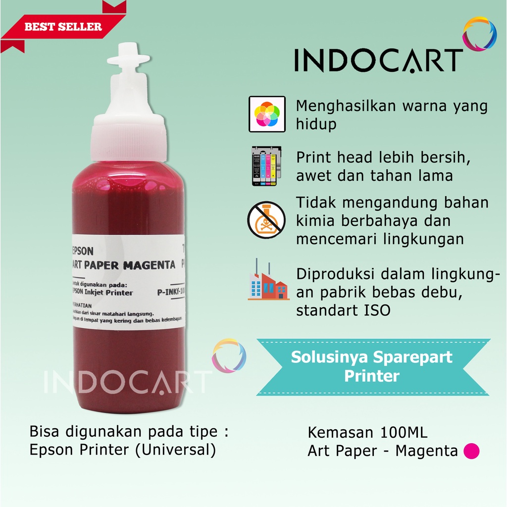 IndoCart Tinta Premium Printer Epson-Sublim Sublimation Ink-100ml