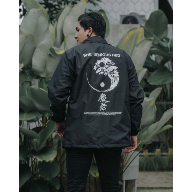 BEST SELLER/JAKET COACH YIN&YANG BATIK/ORIGINAL GENIUS