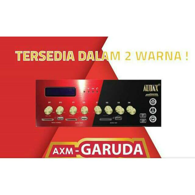 Ampli AUDAX AXM GARUDA Amplifier Walet 3 Input 8 Output Power AXM-GARUDA