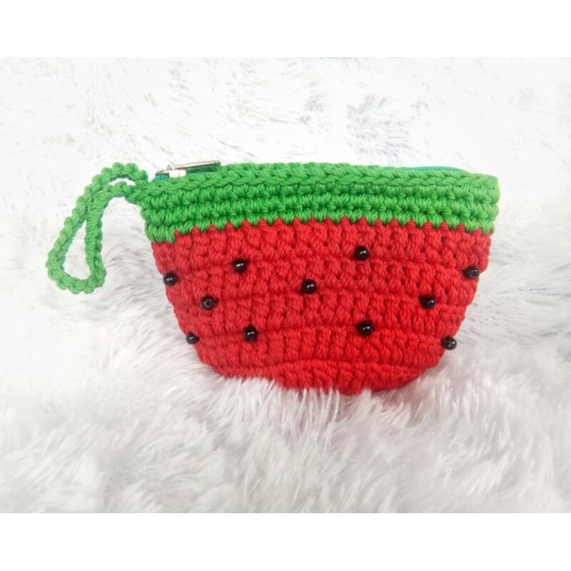 Dompet Koin Rajut Semangka