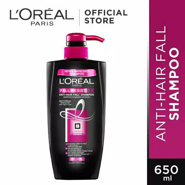 Jual L'OREAL PARIS FALL RESIST 3X ANTI HAIR FALL SHAMPOO 650ML Shopee