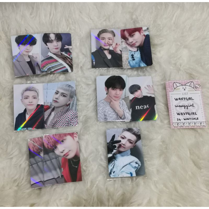 SALE ATEEZ OFFICIAL PHOTOCARD POB BENEFIT MAKESTAR BEATROAD YGLOBAL HONGJOONG SEONGHWA YUNHO YEOSANG