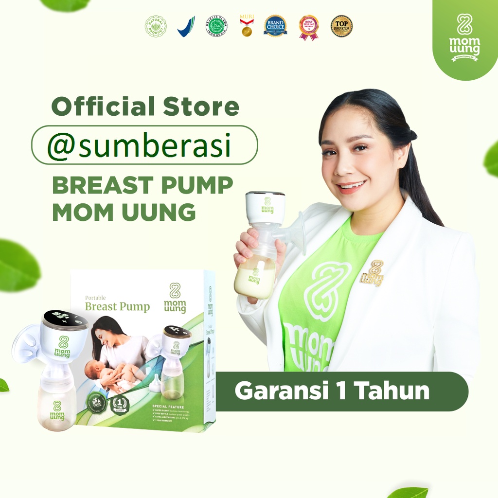 READY Pompa Asi Momuung Original Mom Uung Portable Breastpump Breast Pump