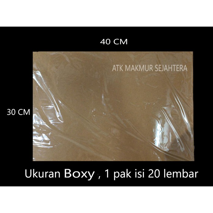 

Sampul Buku Coklat Samson Boxy isi 20 lembar