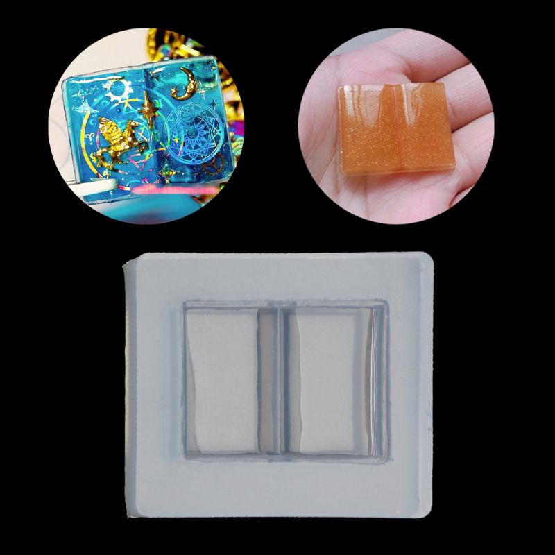 SIY  Magic Open Book Resin Casting Silicone Molds DIY Keychain Earrings Jewelry Tools