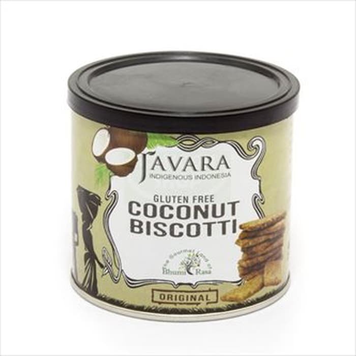 

JAVARA COCONUT BISCOTTI ORIGINAL / KUE BEBAS GLUTEN / CEMILAN SEHAT