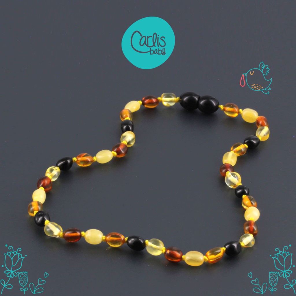 XO54M2Y Kalung Amber Tumbuh Gigi Bayi By Carlis Baby