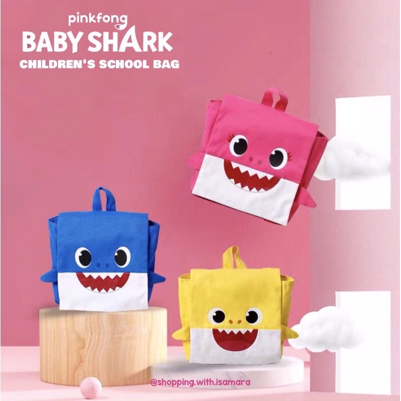 Pinkfong Baby Shark Children's School Bag / Backpack / Tas Ransel