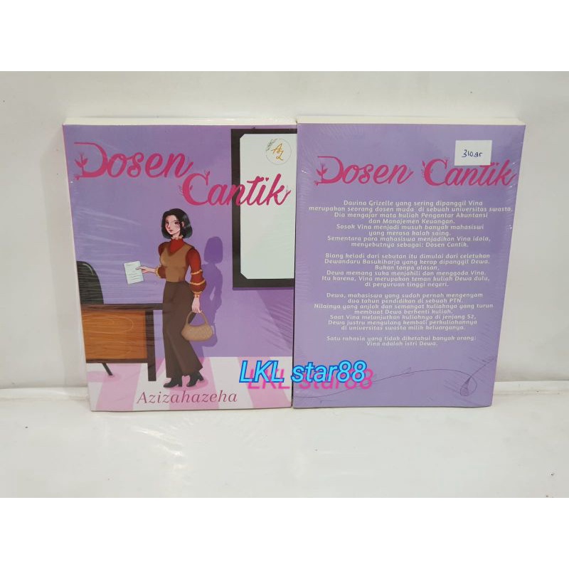 Buku Novel Dosen Cantik by Azizahazeha
