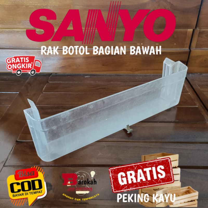 RAK BOTOL KULKAS SANYO BAGIAN BAWAH KULKAS 1 PINTU DAN 2 PINTU ORIGINAL