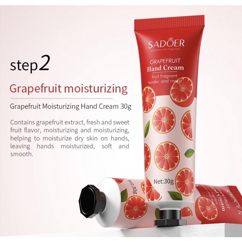 SADOER COLORFUL FRUIT HAND CREAM 5 in 1