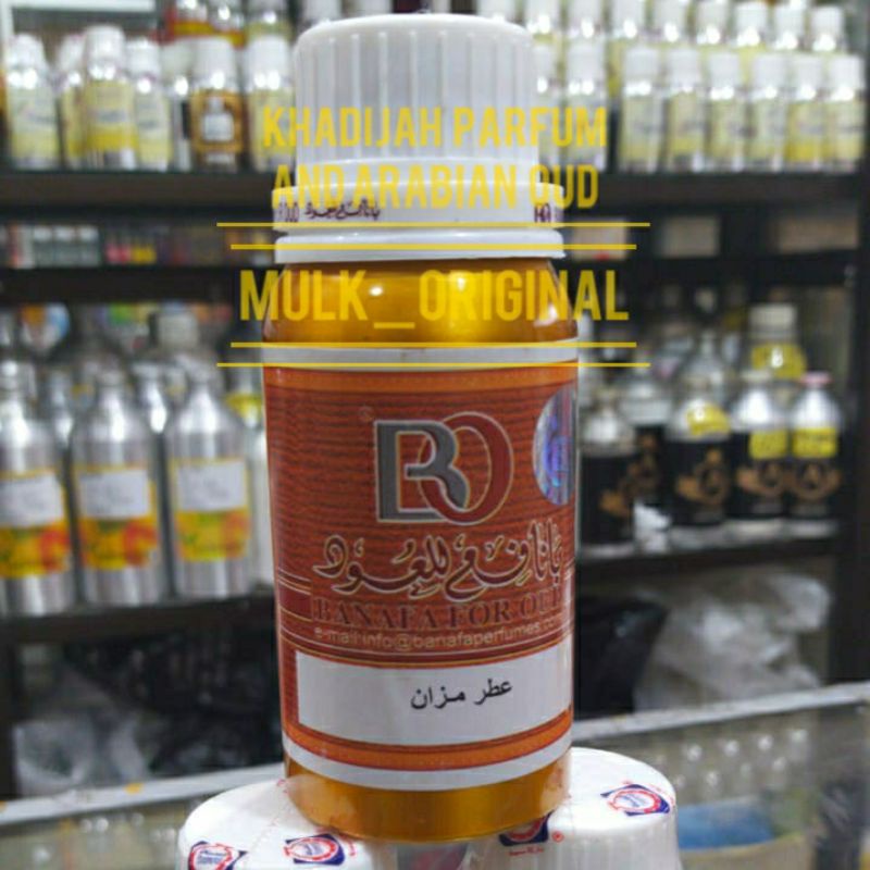 bibit BO attar mizyan mizan banafa for oud 100ml,best seller