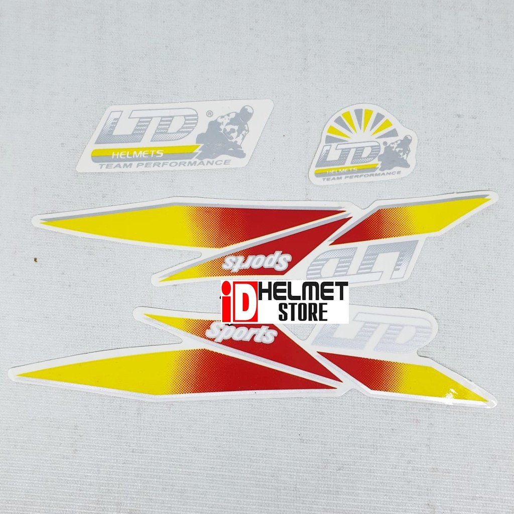 Stiker LTD Stiker Helm LTD Sport Stiker set helm