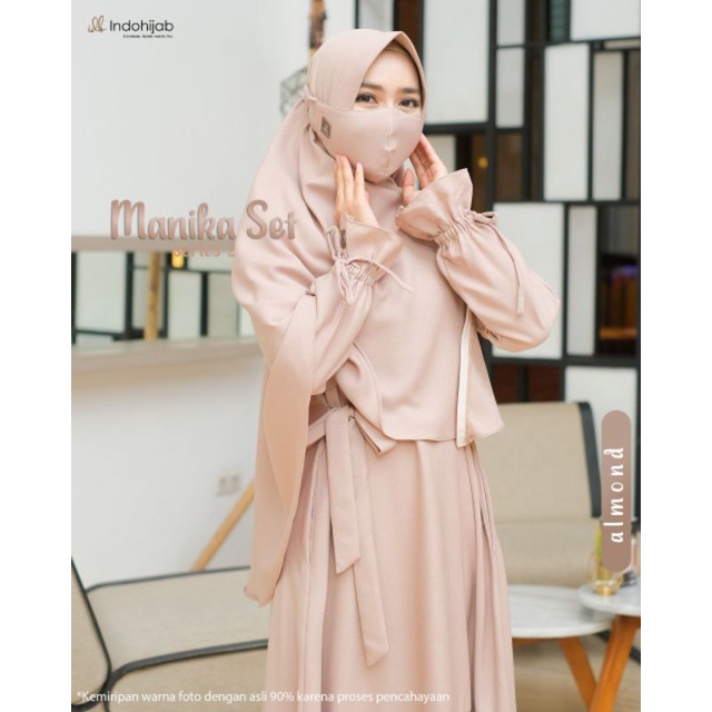 GAMIS SET MANIKA BONUS MASKER ORIGINAL BRANDED BY IDB