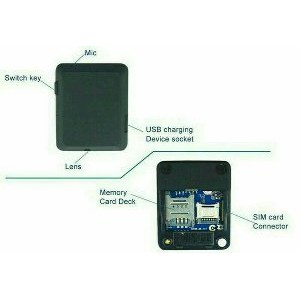 Remote GSM X009 IMEI Magnetic GPRS GPS Tracker with SOS Mini Spy Camera Audio Video   Voice Recordi