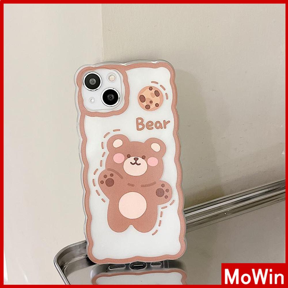 iPhone Case Silicone Soft Case Clear Case Airbag Shockproof Camera Cover Protection Bear Cute Compatible For iPhone 11 iPhone 13 Pro Max iPhone 12 Pro Max iPhone 7 Plus iPhone xr