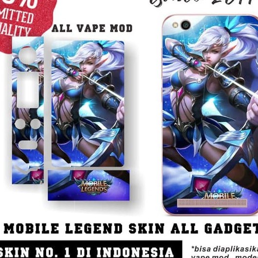 Garskin hp mod charon therion pico dll skin Mobile legend Miya