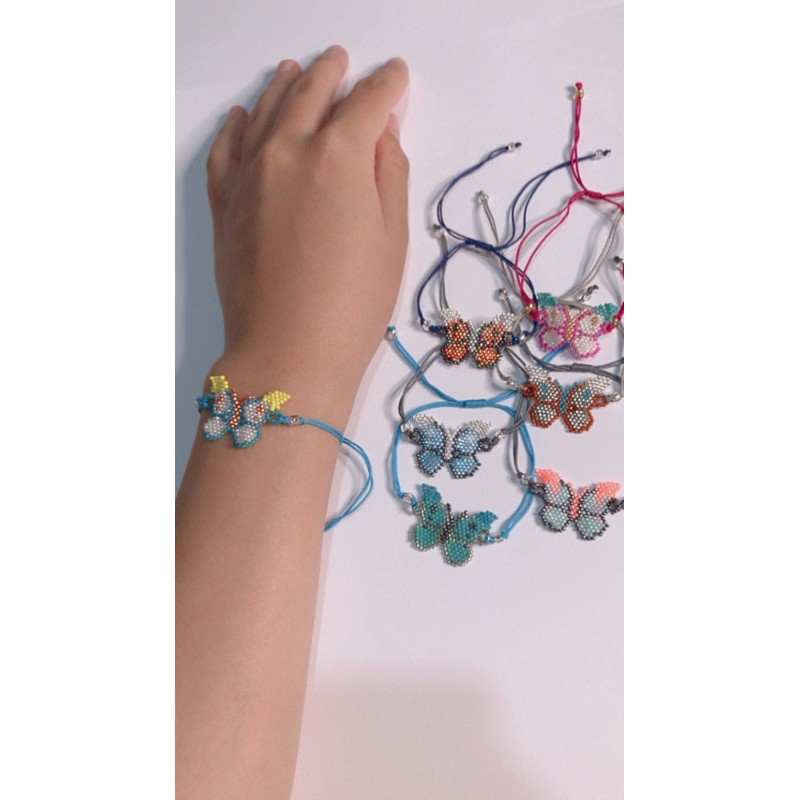 Gelang Kupu - Beads Bracelet Gelang Karakter Gelang Anak Gelang Dewasa Gelang Manik Handmade