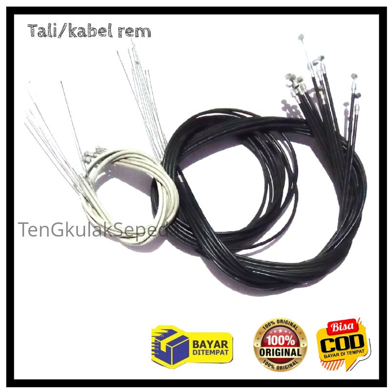 Kabel-Tali Rem Depan/Belakang Sepeda Gunung MTB Lipat Mini BMX