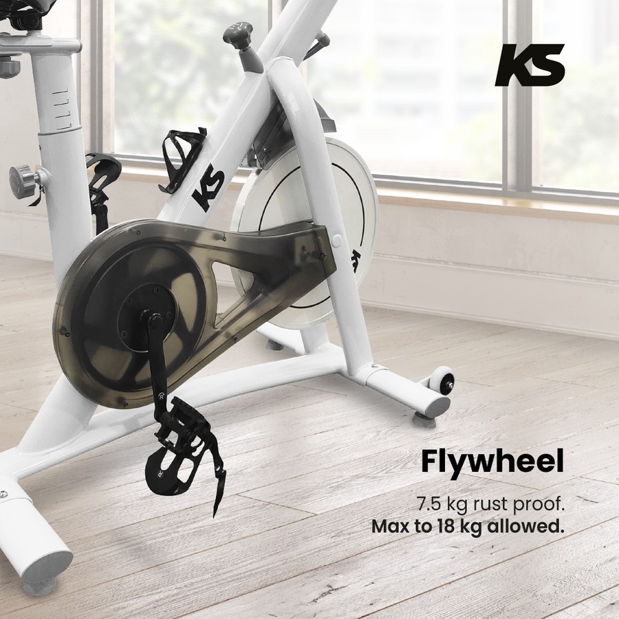 KS Spinning Bike With Zwift Sepeda Statis Fitness Alt Kingsmith Yesoul