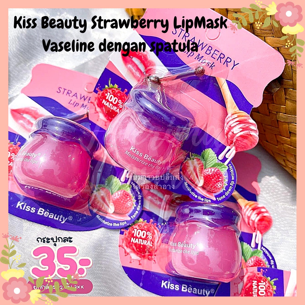 [Per Pcs] Kiss Beauty Lip Mask Strawberry / TOKRIMACOSMET