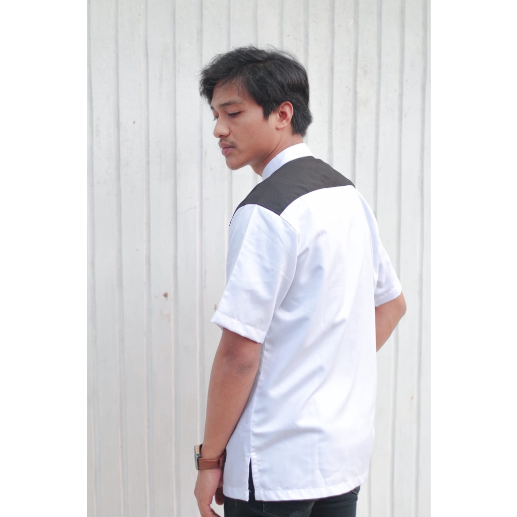 Baju Kemeja koko Lengan Pendek Kemko Pria Dewasa