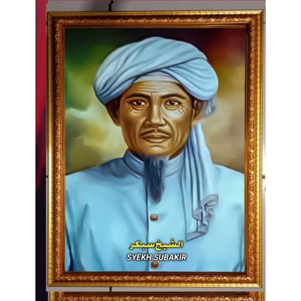 Bingkai Foto Syekh Subakir 30x40 dan 32x48