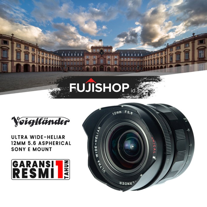 Voigtlander 12mm F5.6 Ultra Wide Heliar Sony E Mount Aspherical Lens