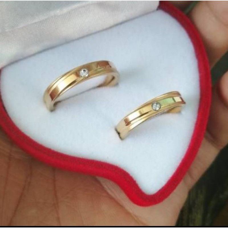 CINCIN COUPLE TITANIUM GOLD SY0004