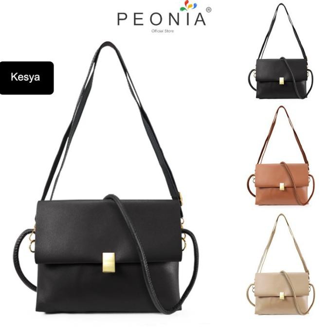 Peonia Tas Selempang Wanita Import Crossbody Elegant Korea Bag Kesya