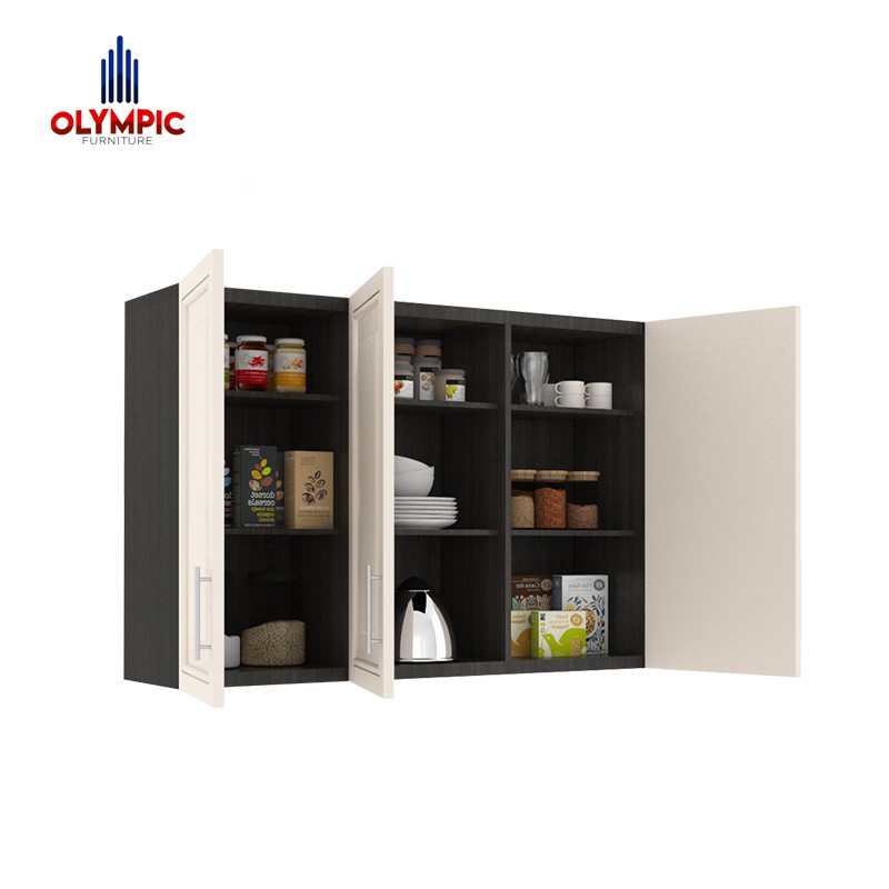 Olympic Kitchen Set Rak Dapur 3 Pintu Kabinet Atas Rak Dapur Atas Kat010880i Shopee Indonesia