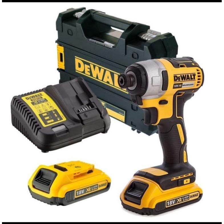 DEWALT MESIN IMPACK DRIVER OBENG 1/4 CORDLESS BRUSHLESS  DCF787D2