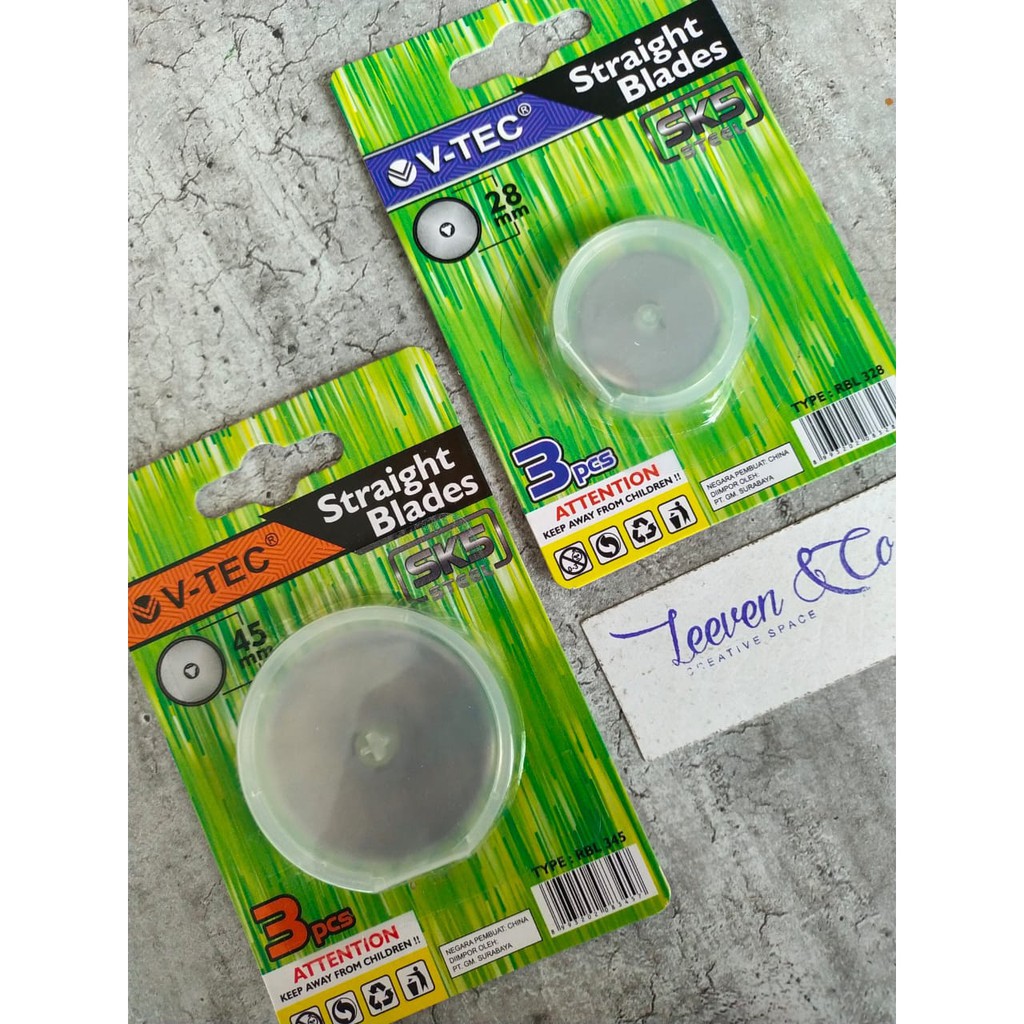 

REFILL PISAU V tec straight blades 28mm 45mm