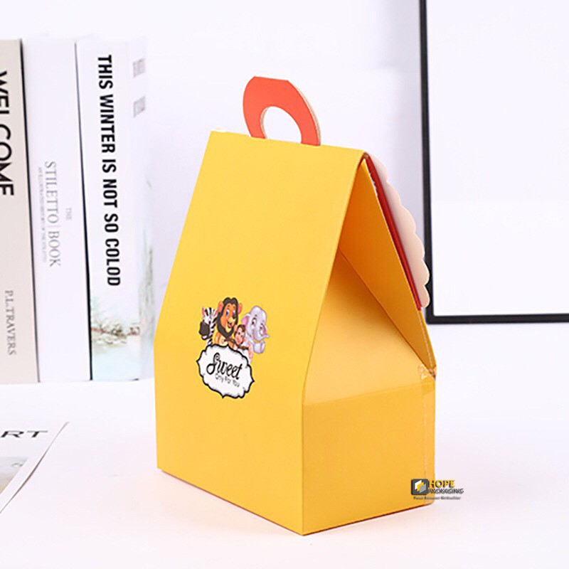 [ 5 PCS ] Promo Murah Paper Box Ultah Kids SERI 2 Bentuk Tas Gift Box animal Souvenir Dus Hadiah Snack Permen Kue hadiah bayi box baby / new born