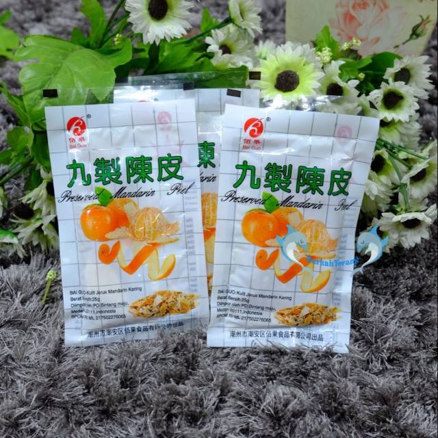 

Manisan Permen Kulit Jeruk Mandarin Kering 25gr Preserved Mandarin PEEL