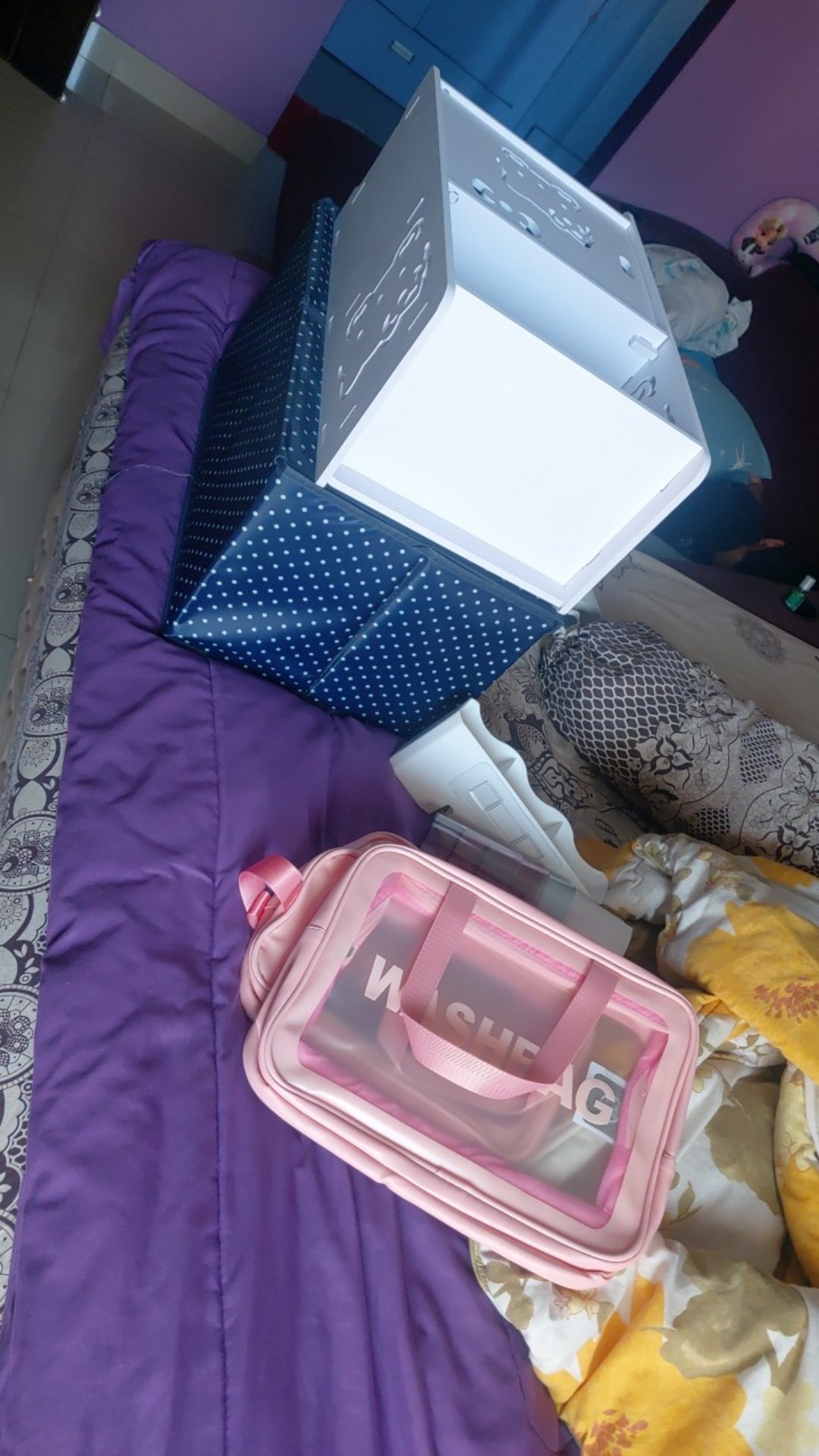 Kotak Penyimpanan Storage Box Multifungsi Organizer Tempat Baju Mainan Pakaian C15