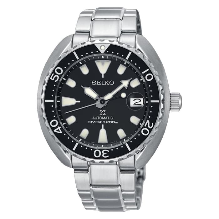 Seiko Prospex Sea Mini Turtle SRPC35K1 Men Black Dial Stainless Steel
