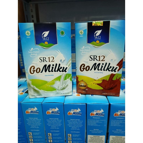 

GO MILKU SR12 SUSU KAMBING ETAWA KUALITAS PREMIUM BPOM