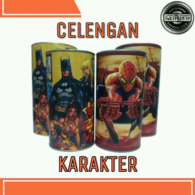 Celengan Karakter Termurah (14cm x 8.5cm)