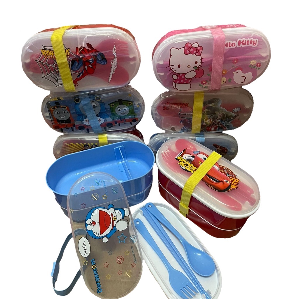 Kotak makan karakter - Lunch box set Anak