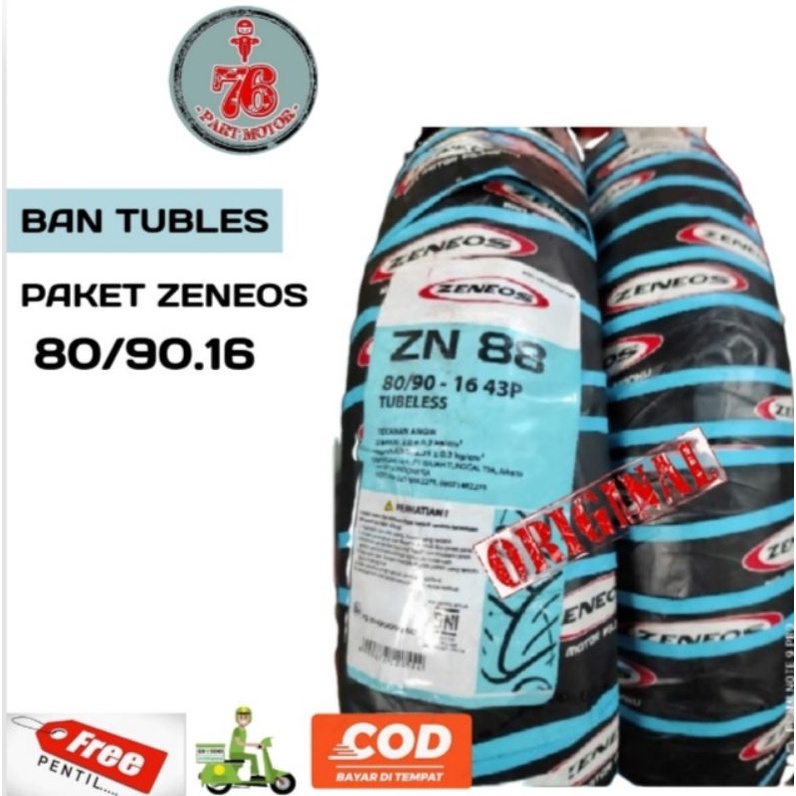 BAN TUBLES ZENEOS 80/90.16 FREE PENTIL