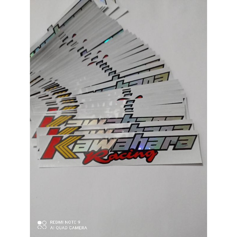 STIKER CUTTING STICKER KAWAHARA RACING