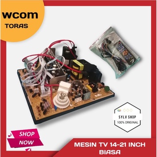 Mesin TV tabung china WCOM TORAS 14INCH  - 21 inch TABUNG free packing aman