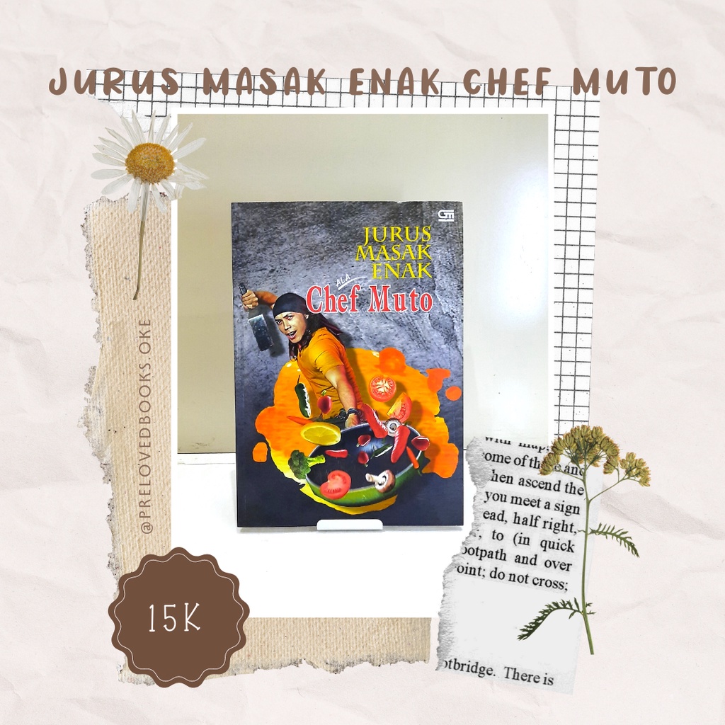Buku Resep : Jurus Masak Enak Ala Chef Muto (preloved/bekas)