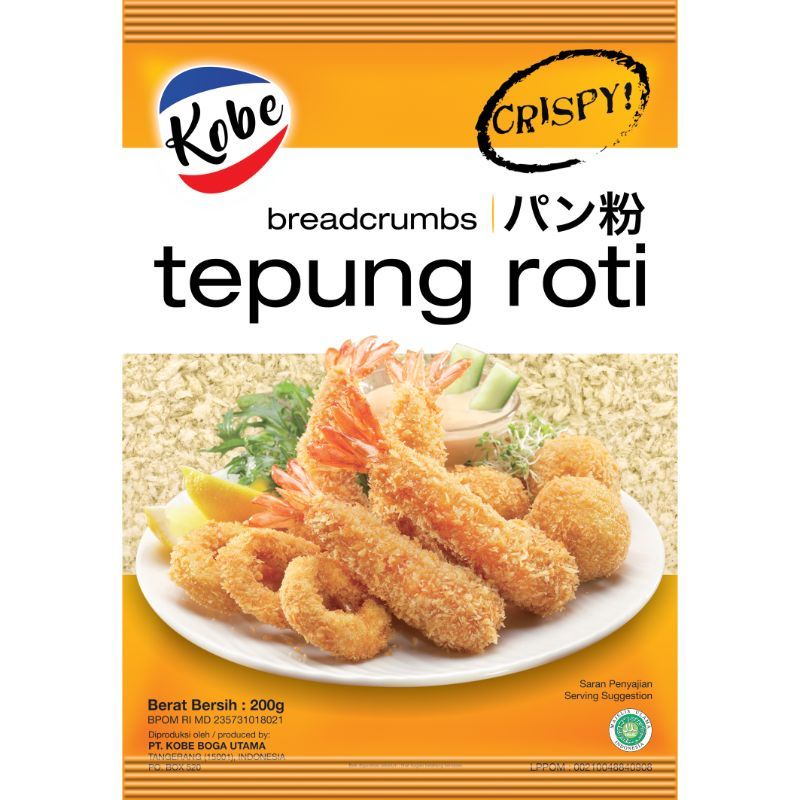 Grosir Kobe Tepung Roti Breadcrumbs 200 gr